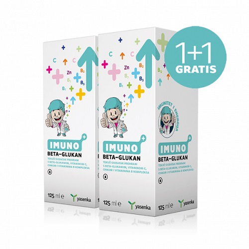 YASENKA IMUNO BETA GLUKAN JUNIOR 1+1 GRATIS