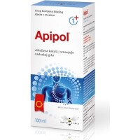 APIPHARMA APIPOL SIRUP BIJELOG SLJEZA S PROPOLISOM I MEDOM 100ML