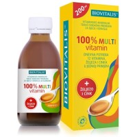 BIOVITALIS 100% MULTIVITAMIN SIRUP 200ML