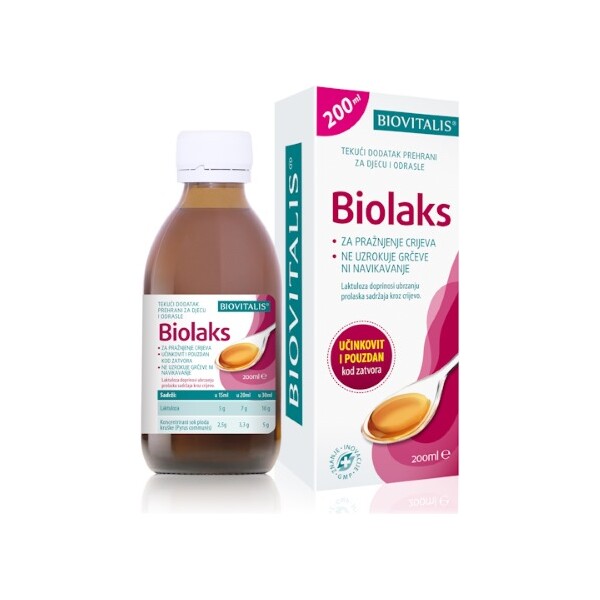 BIOVITALIS BIOLAKS SIRUP 200ML