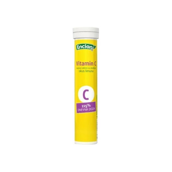 ENCIAN VITAMIN C ŠUMEĆE TABLETE A20