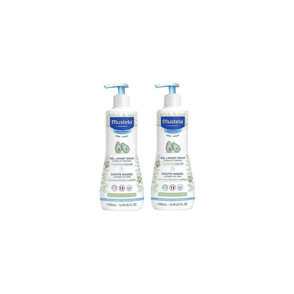 DERMATOLOŠKI GEL ZA PRANJE 500ML 1+1 GRATIS