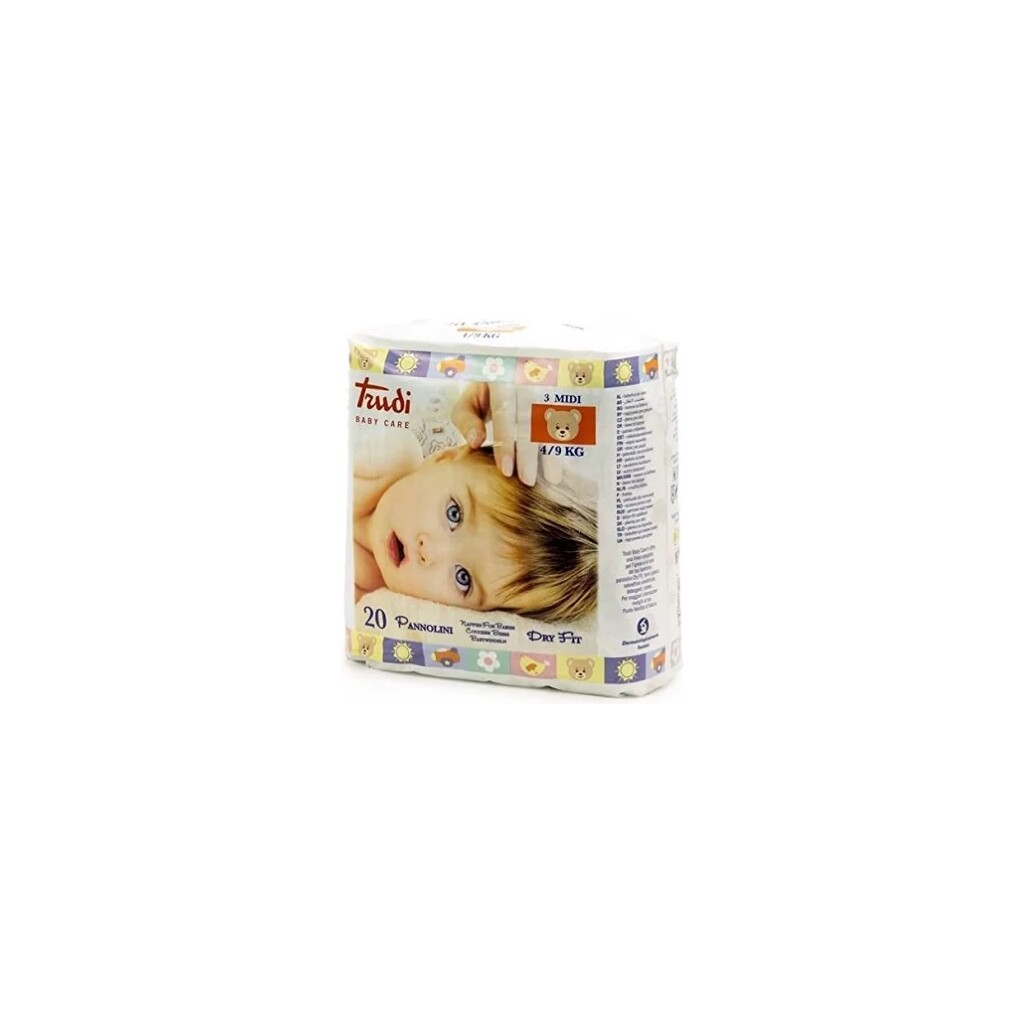 TRUDI PELENE DRY FIT MIDI 4-9 KG A20