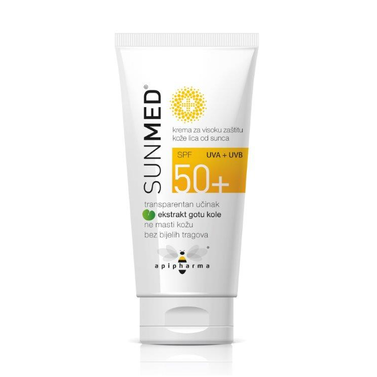 SUNMED KREMA ZA LICE SPF50 50ML APIPHARMA