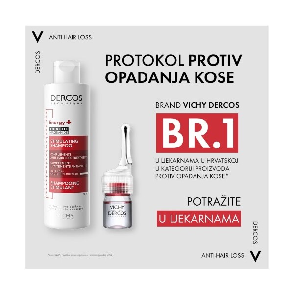VICHY DERCOS ENERGY ŠAMPON PROTIV ISPADANJA KOSE