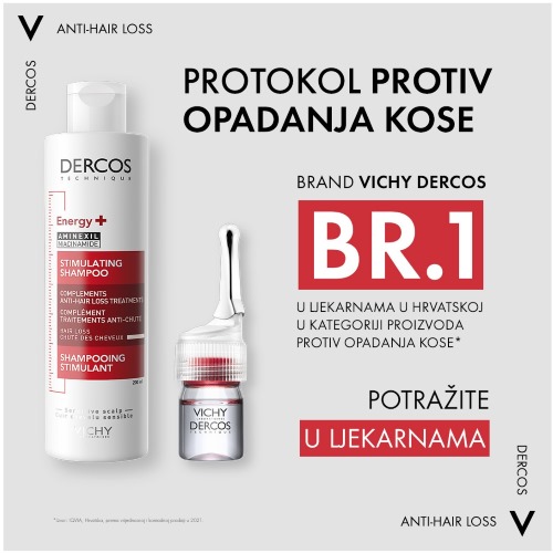 VICHY DERCOS ENERGY ŠAMPON PROTIV ISPADANJA KOSE 200ML