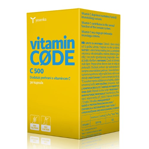 YASENKA VITAMIN CODE IMUNO C 500 KAPSULE A30