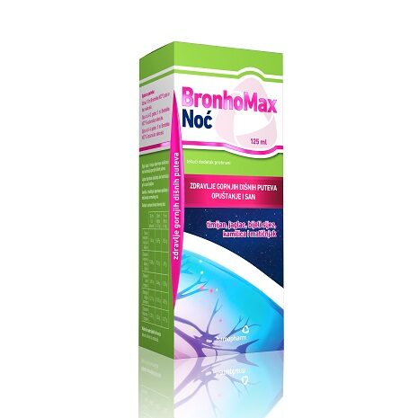 BRONHOMAX NOĆ SIRUP 125ML HAMAPHARM