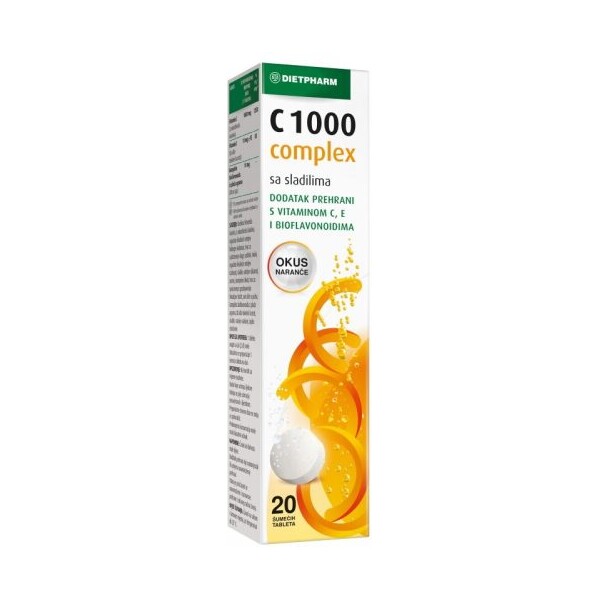 DIETPHARM C 1000 COMPLEX ŠUMEĆE TABLETE A20