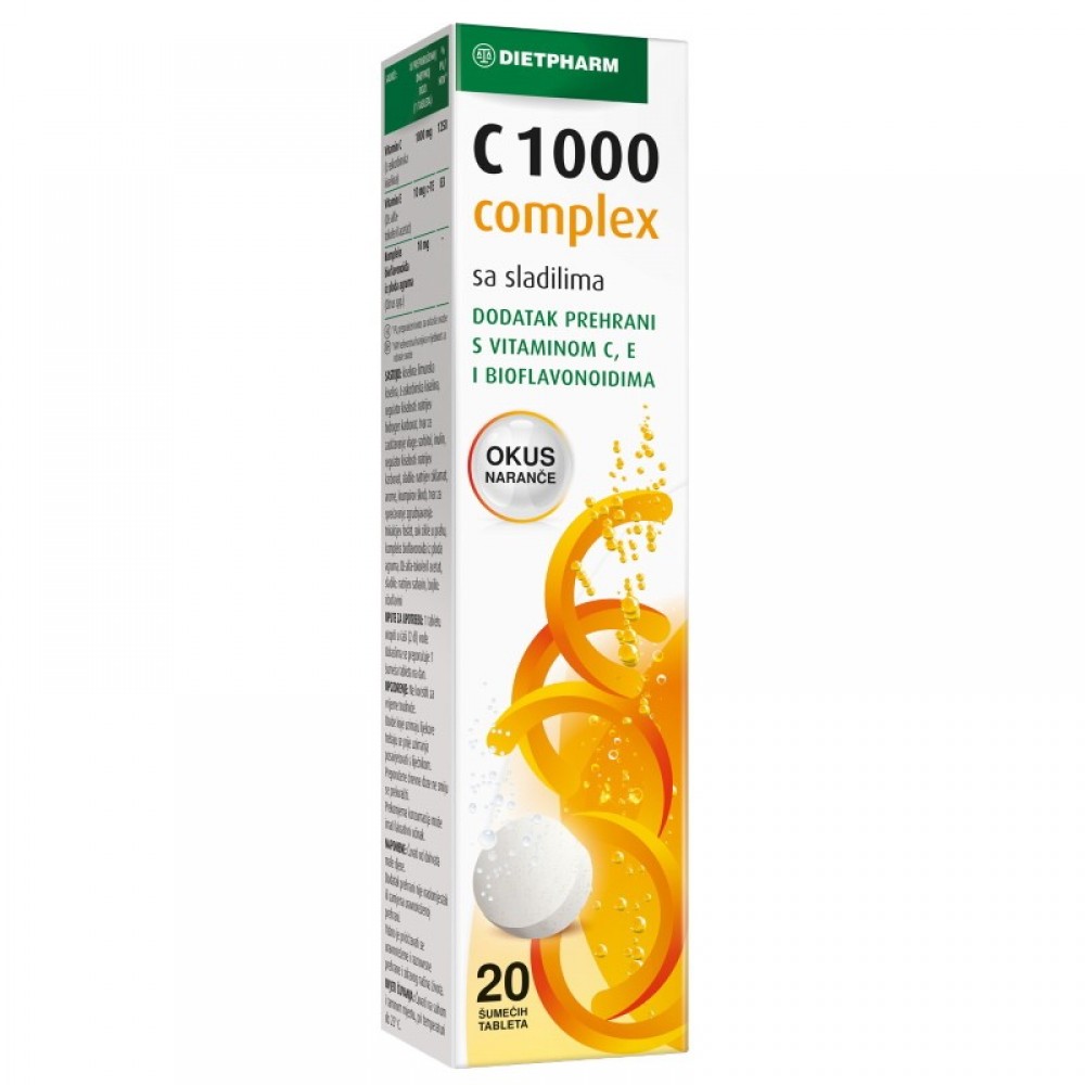 DIETPHARM C 1000 COMPLEX ŠUMEĆE TABLETE A20