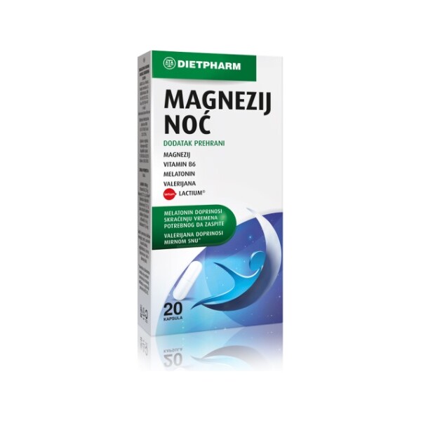 DIETPHARM MAGNEZIJ NOĆ KAPSULE A20