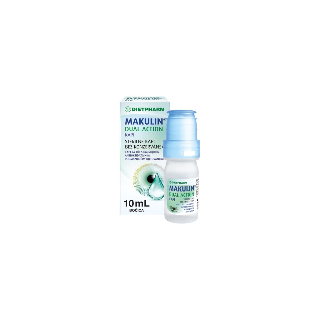 DIETPHARM MAKULIN DUAL ACTION KAPI ZA OČI 10ML