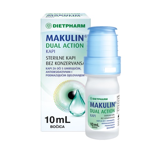 DIETPHARM MAKULIN DUAL ACTION KAPI ZA OČI 10ML