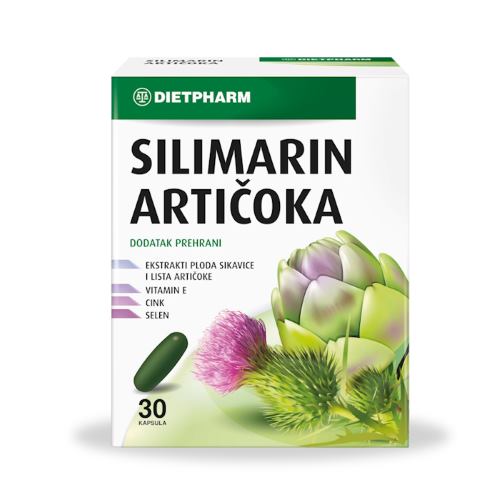 DIETPHARM SILIMARIN ARTIČOKA KAPSULE A30