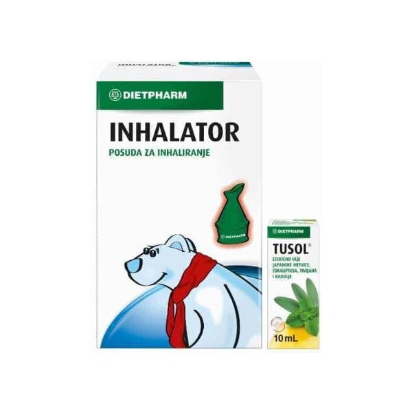 DIETPHARM TUSOL ULJE 10ML + INHALATOR