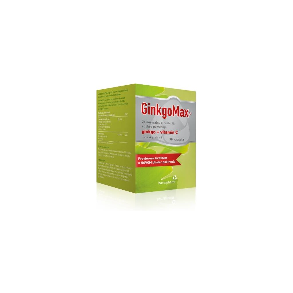 GINKGOMAX KAPSULE HAMAPHARM A90