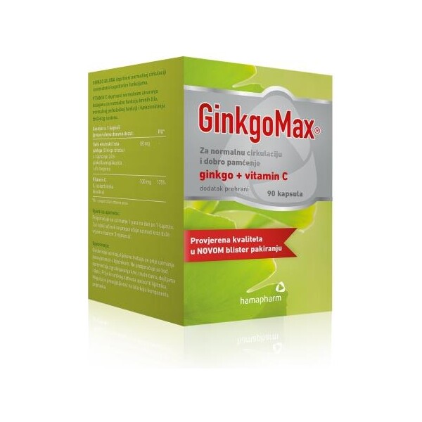 GINKGOMAX KAPSULE HAMAPHARM A90