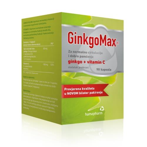 GINKGOMAX KAPSULE HAMAPHARM A90