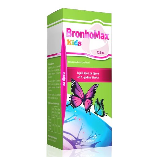 BRONHOMAX KIDS SIRUP HAMAPHARM 200ML