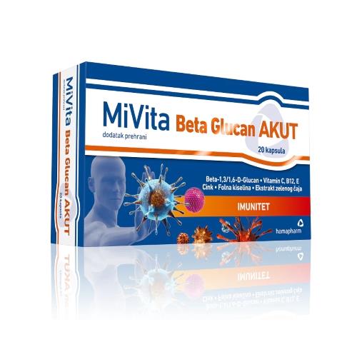 MIVITA BETA GLUKAN AKUT KAPSULE A20 HAMAPHARM