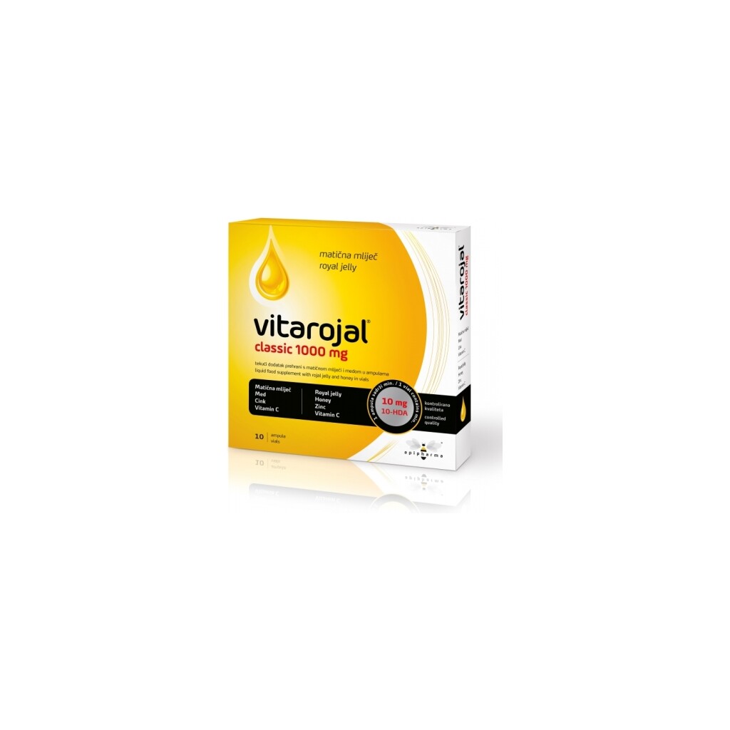 APIPHARMA VITAROJAL CLASSIC 1000MG MATIČNA MLIJEČ A10