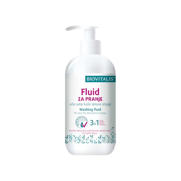 BIOVITALIS FLUID ZA PRANJE KOŽE SKLONE ATOPIJI 250 ML