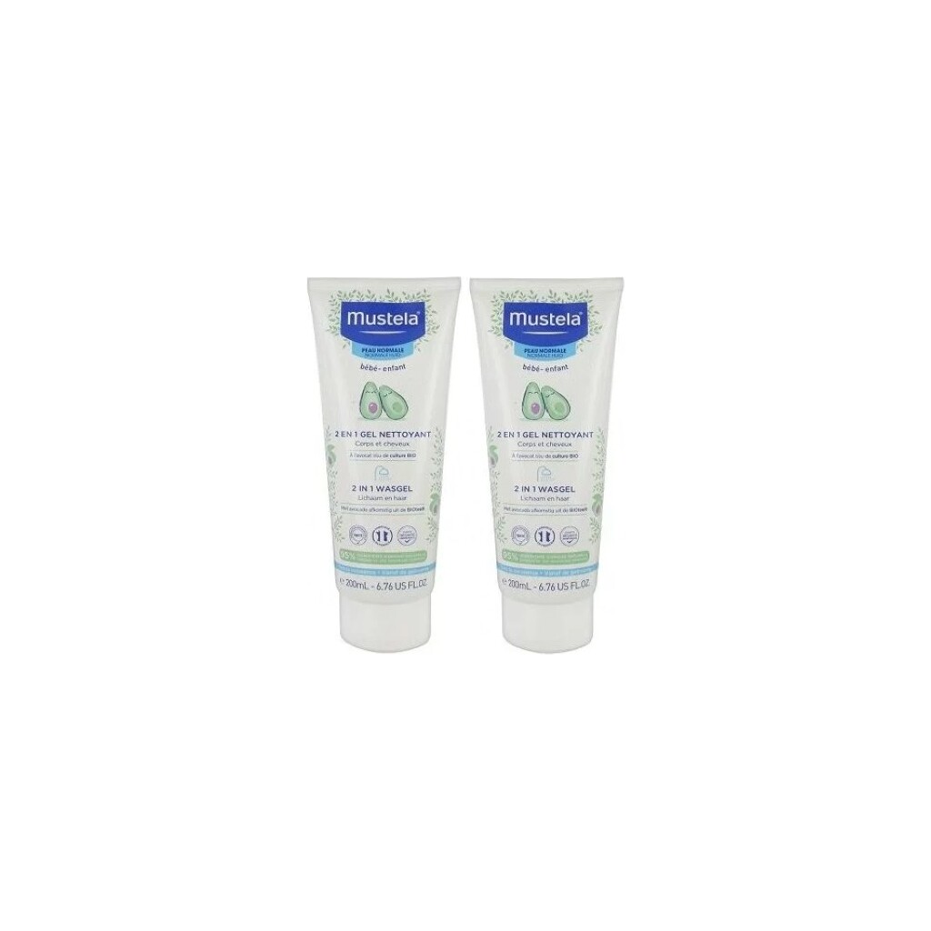 MUSTELA 2U1 GEL ZA PRANJE KOSE I TIJELA 1+1 GRATIS
