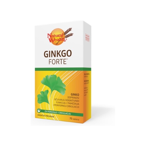 NATURAL WEALTH GINKGO FORTE TABLETE A75