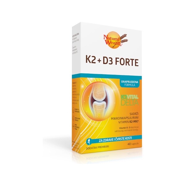NATURAL WEALTH K2+D3 FORTE KAPSULE A20