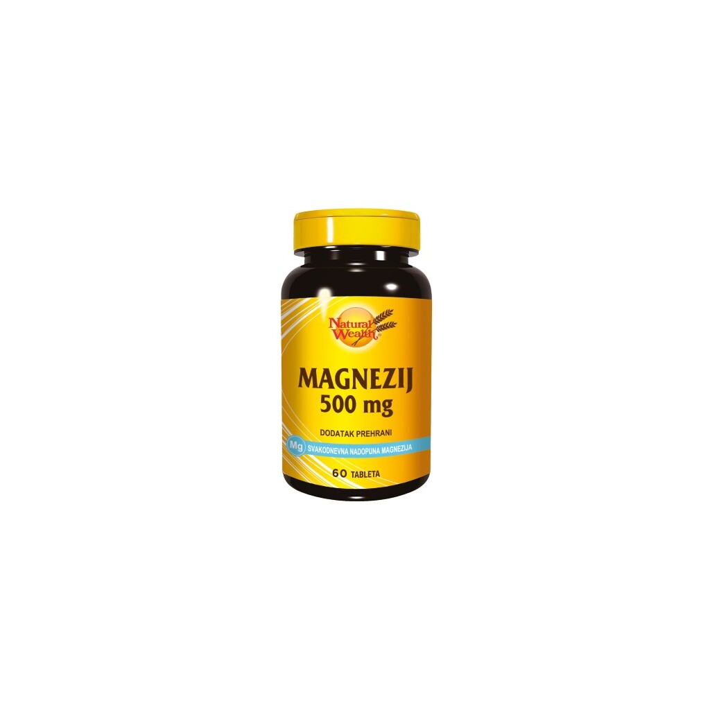 NATURAL WEALTH MAGNEZIJ 500MG TABLETE A60