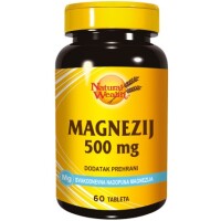 NATURAL WEALTH MAGNEZIJ 500MG TABLETE A60