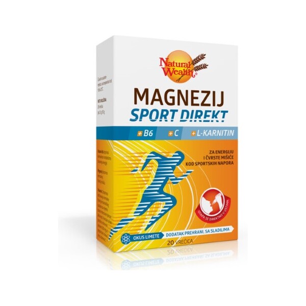 NATURAL WEALTH MAGNEZIJ SPORT DIREKT GRANULE A20