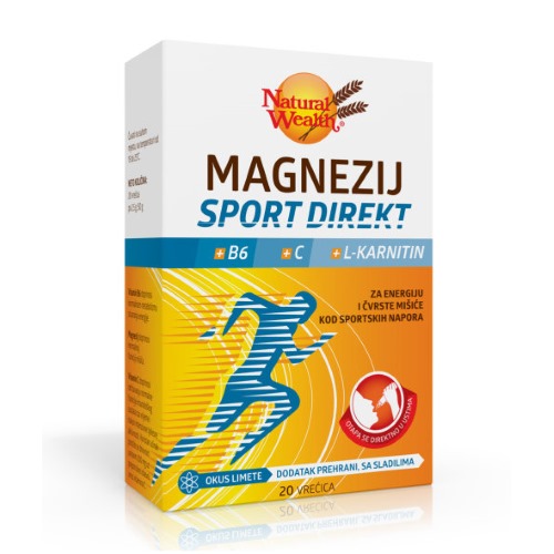 NATURAL WEALTH MAGNEZIJ SPORT DIREKT GRANULE A20