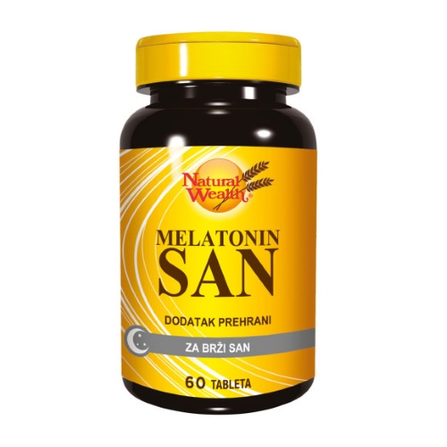 NATURAL WEALTH MELATONIN SAN TABLETE A60