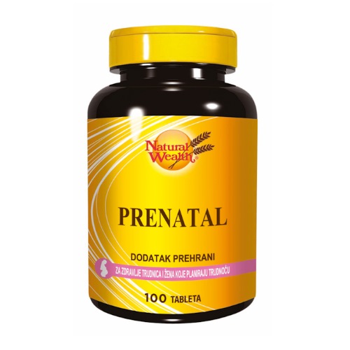 NATURAL WEALTH PRENATAL TABLETE A100