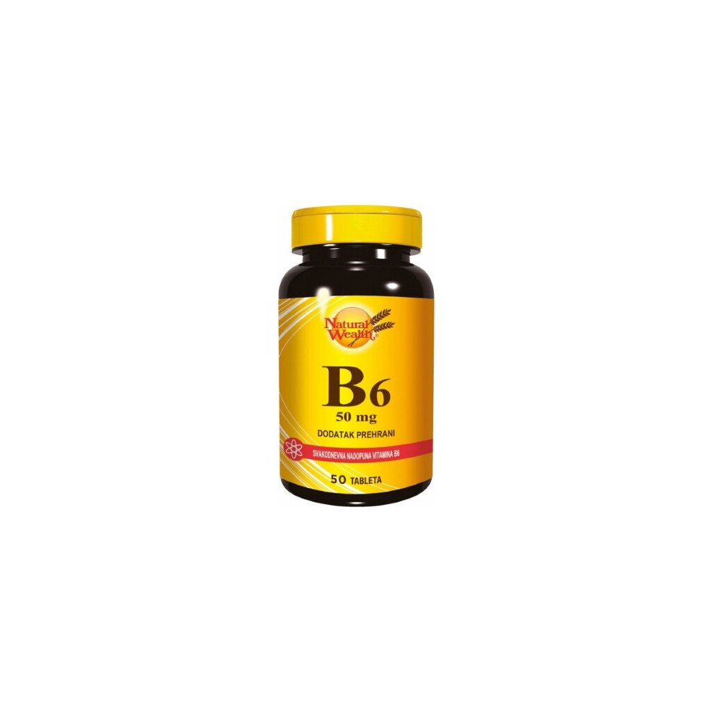 NATURAL WEALTH VITAMIN B6 TABLETE A50