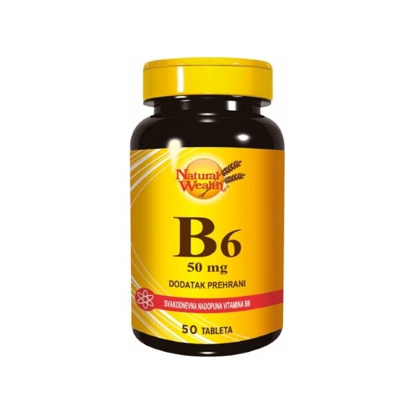 NATURAL WEALTH VITAMIN B6 TABLETE A50
