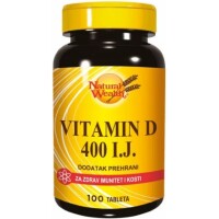NATURAL WEALTH VITAMIN D 400 I.J. A100