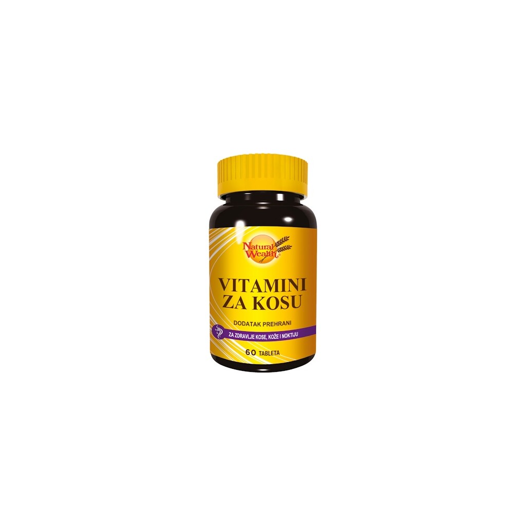 NATURAL WEALTH VITAMINI ZA KOSU TABLETE A60