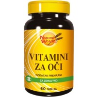 VITAMINI ZA OČI TABLETE A60 NATURAL WEALTH 