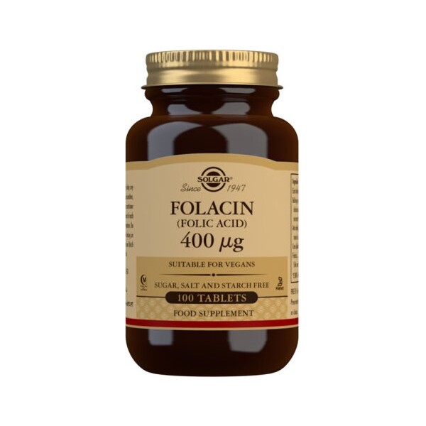 SOLGAR FOLACIN 400MCG TABLETE A100
