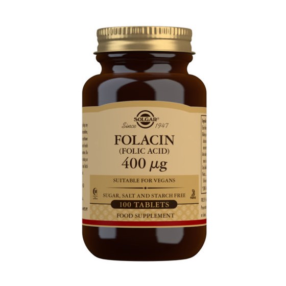 SOLGAR FOLACIN 400MCG TABLETE A100