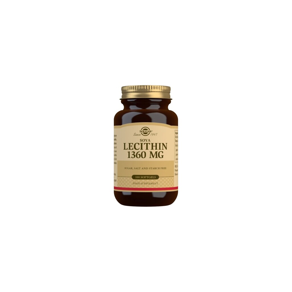 SOLGAR LECITIN 1360MG KAPSULE A100