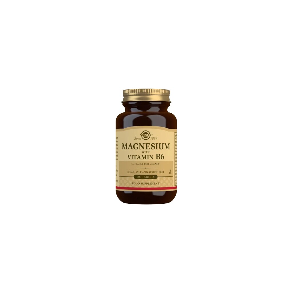 SOLGAR MAGNEZIJ S VITAMINOM B6 TABLETE A100