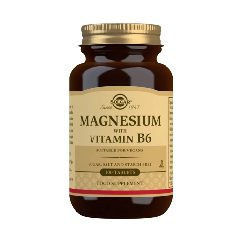 SOLGAR MAGNEZIJ S VITAMINOM B6 TABLETE A100