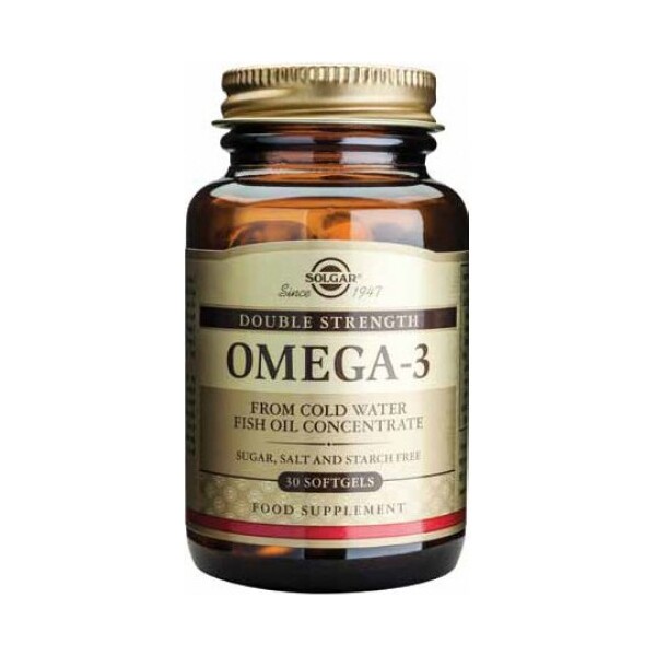 SOLGAR OMEGA-3 DOUBLE STRENGTH KAPSULE A30