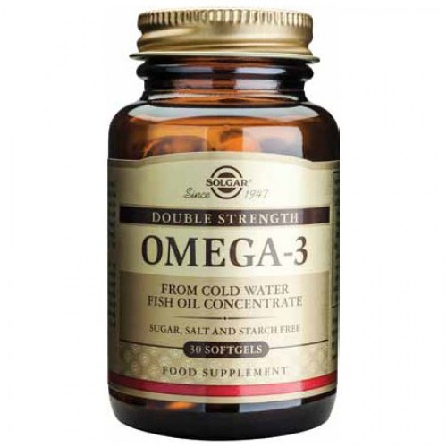 SOLGAR OMEGA-3 DOUBLE STRENGTH KAPSULE A30