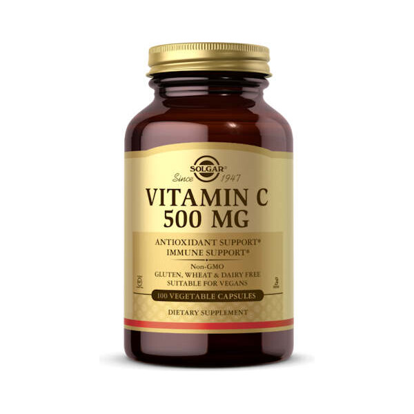 SOLGAR VITAMIN C 500 MG KAPSULE A100