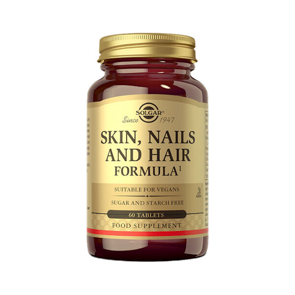 SOLGAR SKIN NAILS AND HAIR FORMULA TABLETE A60