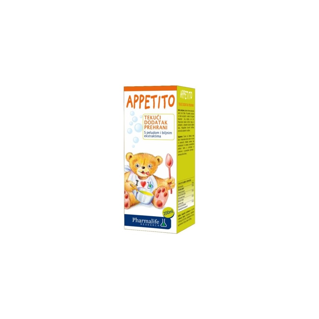 APPETITO SIRUP ZA POTICANJE APETITA 200ML PHARMALIFE